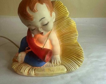 ヴィンテージ 1958年製 リトルボーイ ブルー 子供用 ナイトライト