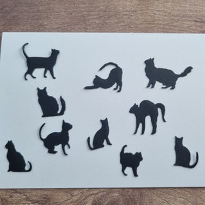 Katzen Kätzchen | Kartenaufleger | schwarz | Scrapbooking