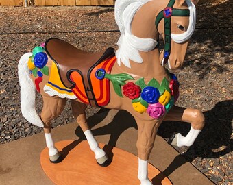 Carousel Horse Full Size 46" High Recondtioned NO SHIPPING