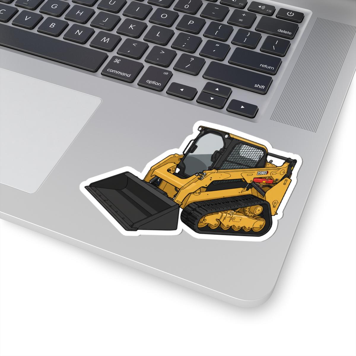 Skid Steer Loader Sticker | Kiss-cut Construction Vehicle Decal - Etsy