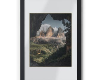 Mountain Landscape Framed Poster