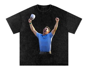 Rory back to back Snow Washed Oversized Cotton T-Shirt