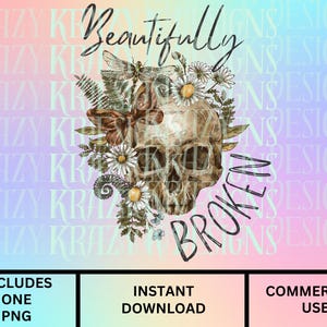 Jelly Roll beautifully broken sublimation png