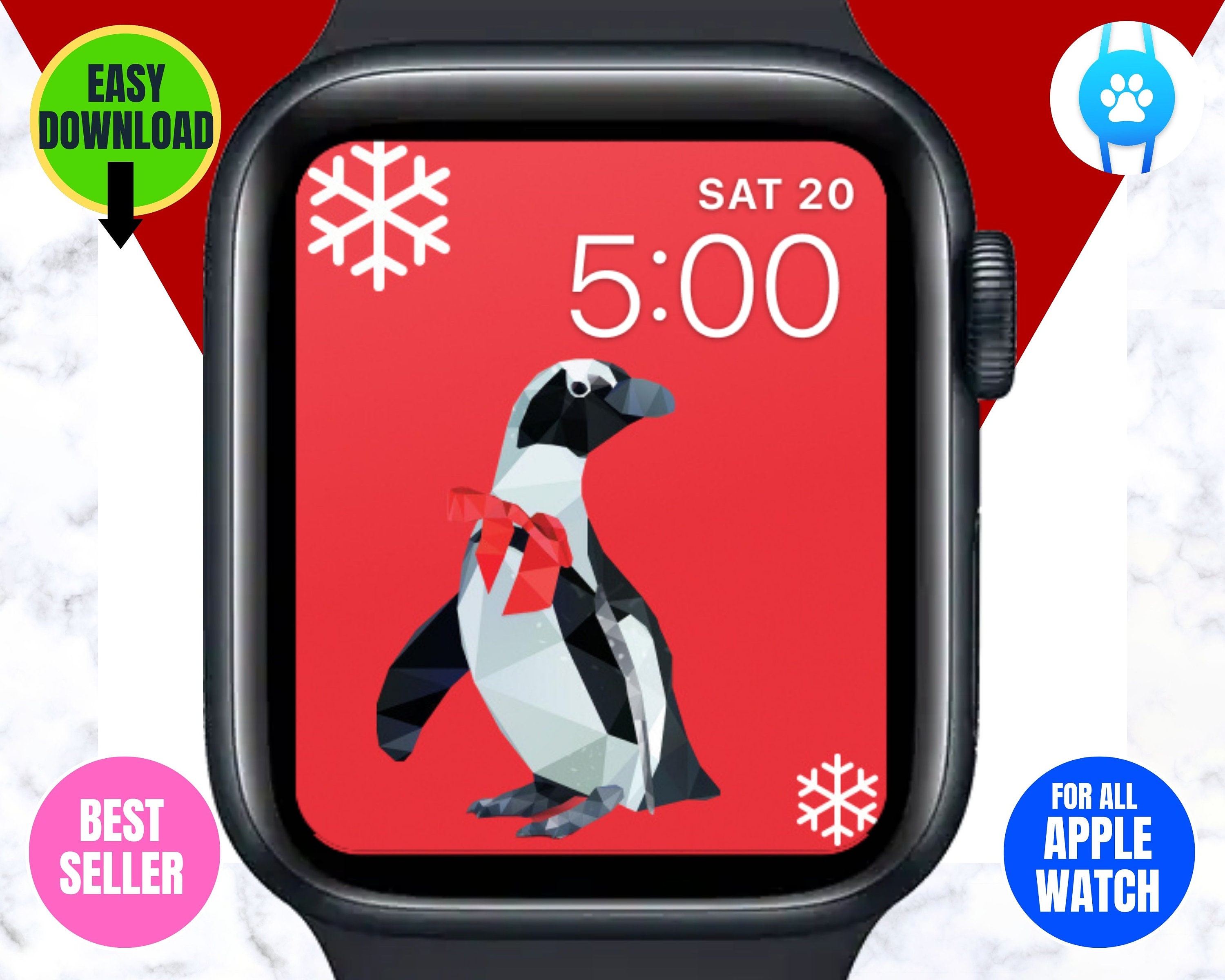 CHRISTMAS 3HOLIDAY Pack, Apple Watch Face, Apple Watch Background