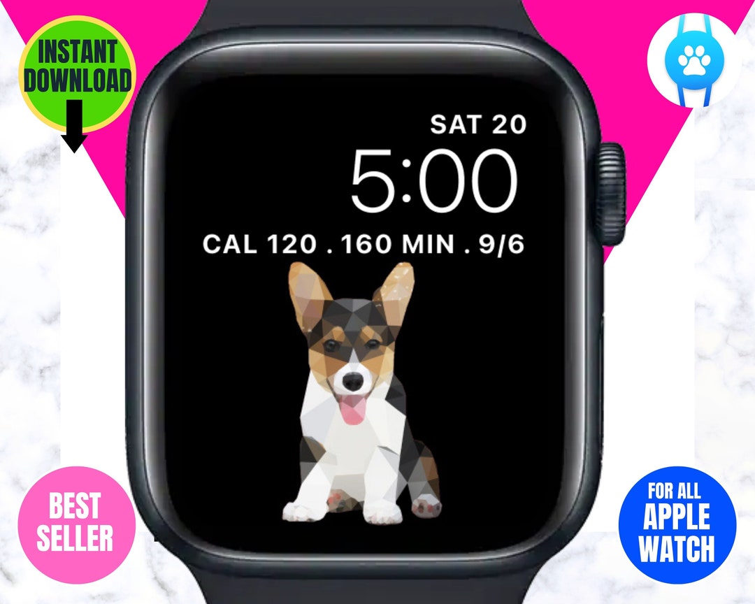 Apple Watch Face, Apple Watch Background, Digital Watch Face