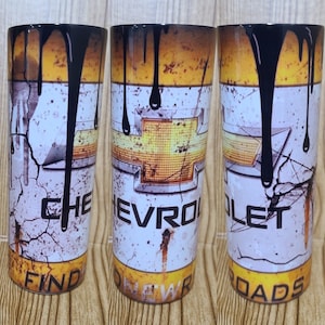 Chevrolet oil tumbler template