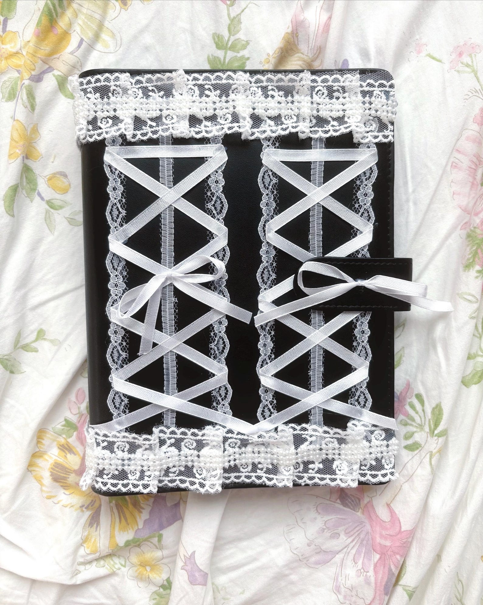 A5 6hole Punch Decorated Lace Binders Etsy