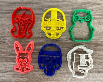 Bobs Burgers Cookie Cutter Set