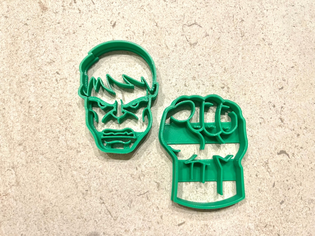 Hulk and Hulk Hands Cookie Cutter Set Etsy