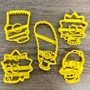 Wonderful Simpsons Character Maggie Simpson Cookie Cutter 3D model animated