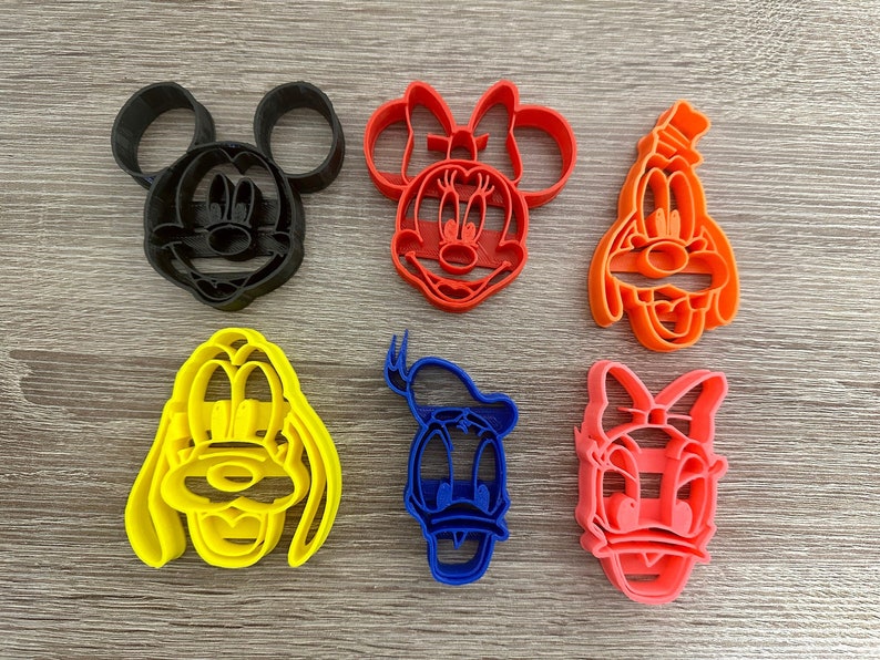 Original Disney Character Cookie Cutter Set With Mickey Etsy
