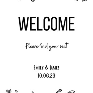 Seating Chart Template