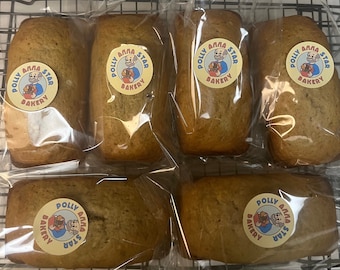 Banana Bread mini loaf sampler trio|Banana Bread| Banana Nut Bread|Banana Chocolate Chip bread|Bakery|Baking| | Pastries| Father’s Day gift