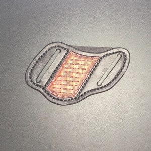 Pancake knife sheath (small) basket weave