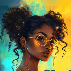 Beautiful Black Girl Magic Melanin Black Woman PNG Afro Fashion girl African American clipart PNG Planner Tshirt Tumbler Sublimation