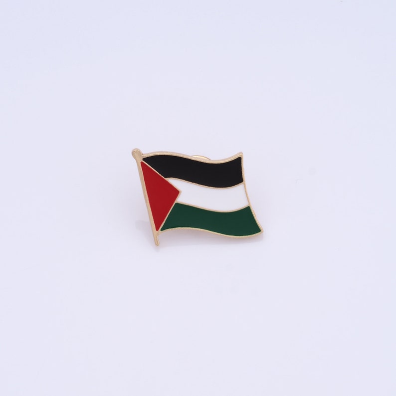 Broche de poing de Palestine, épingles de cartes de Palestine, épingles de drapeau de Palestine en cœur, épingles de revers de Palestine, Collection de badges Style-3