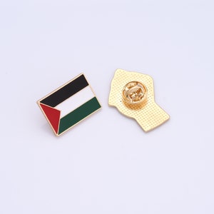 Palestine Fist Brooch,Palestine Maps Pins,Heart Palestine Flag Pins,Palestine Lapel Pins,Badge Collection Bild 3