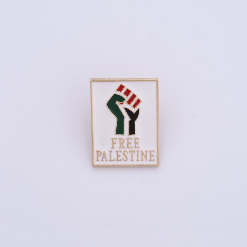 Palestine Fist Brooch,Palestine Maps Pins,Heart Palestine Flag Pins,Palestine Lapel Pins,Badge Collection Bild 4