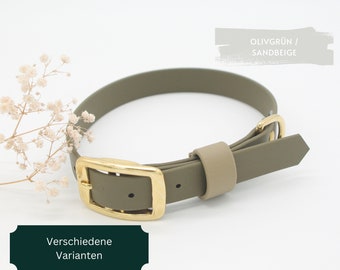 BioThane® 19mm Halsband Hund | Hundehalsband | Führgeschirr | Größenverstellbar | verschiedene Größen & Farben