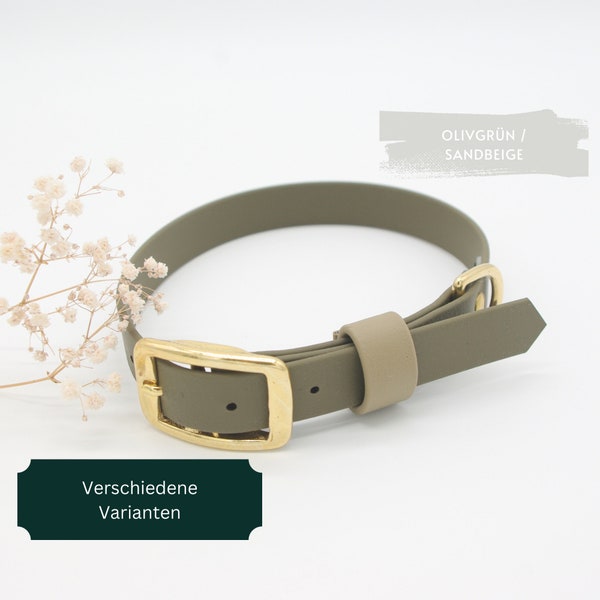 BioThane® 19mm Halsband Hund | Hundehalsband | Führgeschirr | Größenverstellbar | verschiedene Größen & Farben