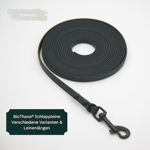 9 mm BioThane® tracking leash | Dog leash | Training leash | Optional hand loop | Various sizes & colors | Biothane leash