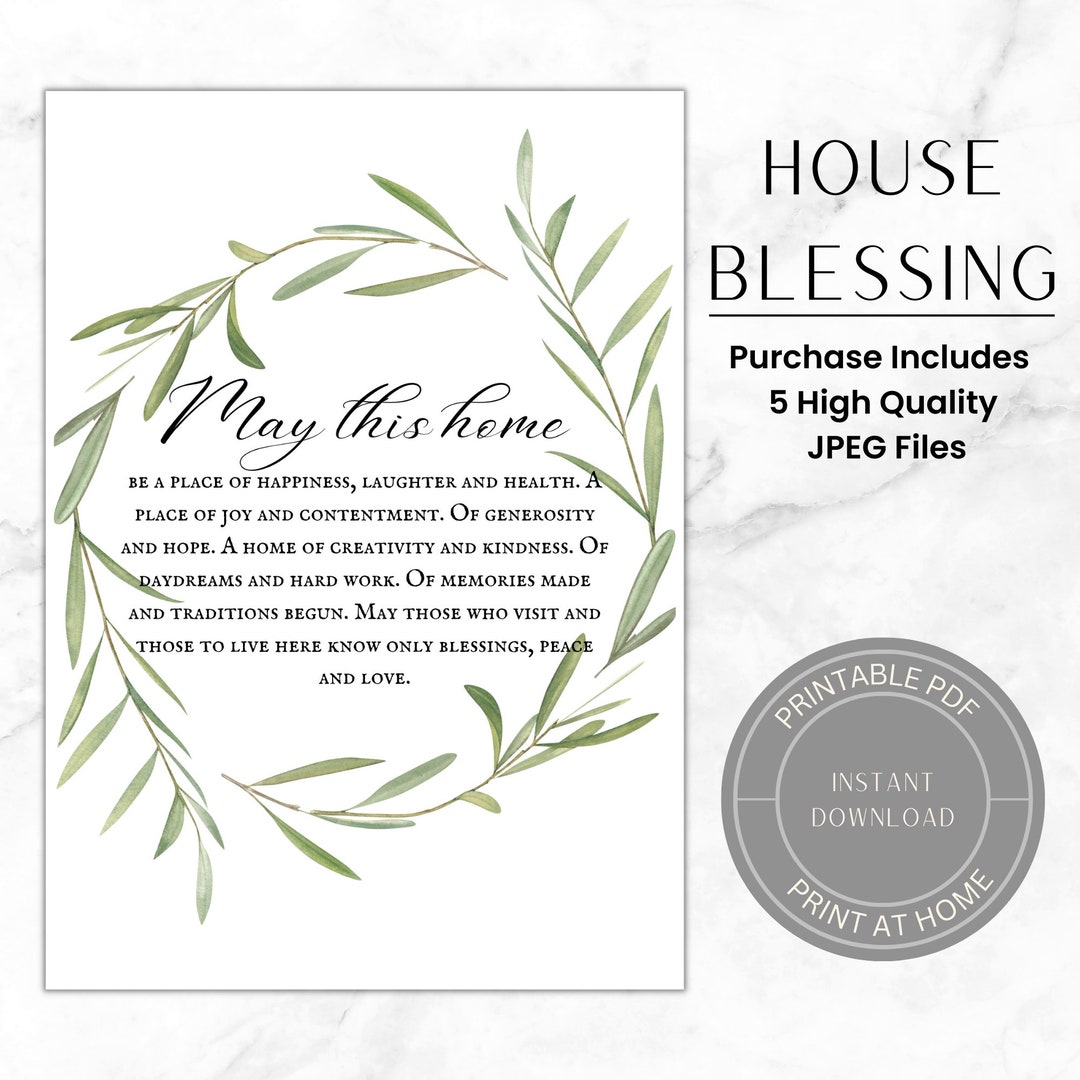House Blessing, House Warming Poem, New Homeowners, New Home Blessing, New Home Poem, - Etsy