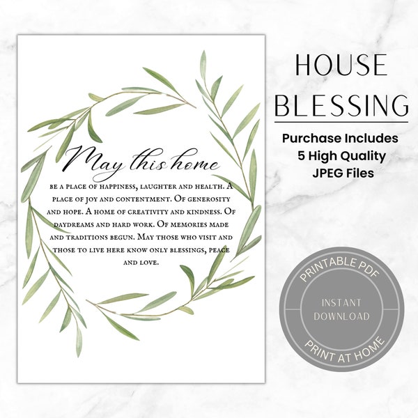 Home Blessing Etsy
