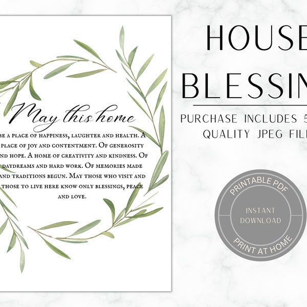 House Blessing - Etsy