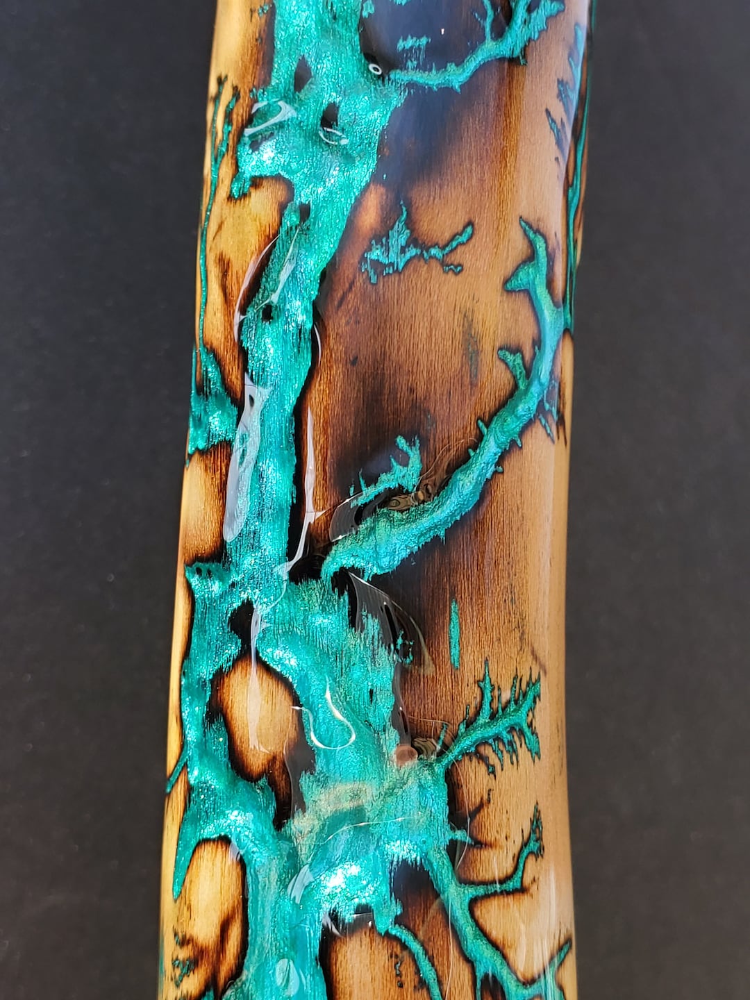 Walking Stick , Hiking Stick, Staff, Hiking Stick, Fractal Burning