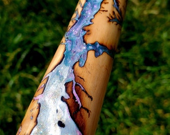 Walking/Hiking stick, Fractal Burning, Electricity.