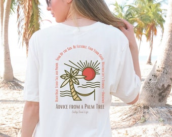 Cute Palm Tree Shirt, Cute Beach Shirt, Vacation Shirt, Cute Palm Tree Gift, Positive Vibe Shirt, Cute Womens Gift, Womens Tee, Travel Shirt