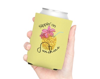 Sippin 'on Sunshine Can Cooler Sleeve