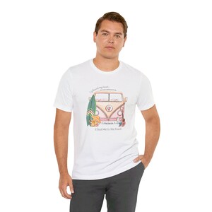 Beach Shirt, Boho Shirt, Van Shirt, Vintage Van Shirt, Surfer shirt, Beach Girl Shirt, Surfboard Shirt, Travel Shirt, Vacation Shirt, Surf T image 7