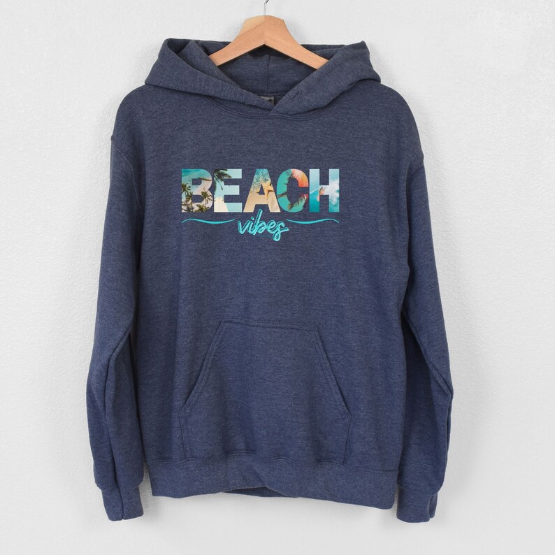 1066) BEACH VIBES- Sweatshirt main image 1