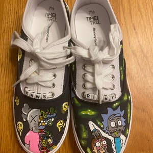 Custom hand painted shoes