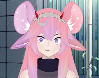 Vtuber asset - Anime horn headband