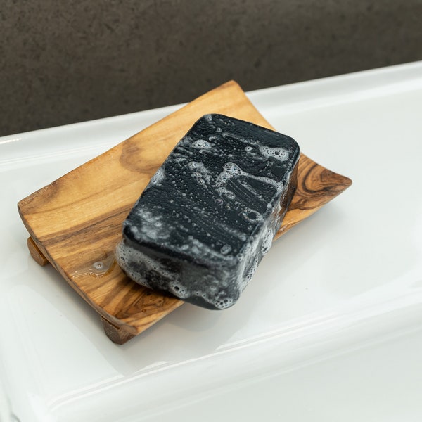 Purifying Face Soap for Acne Prone Skin - Charcoal Tea Tree Cleanser - All Natural, Gentle, Vegan and Cruelty-Free