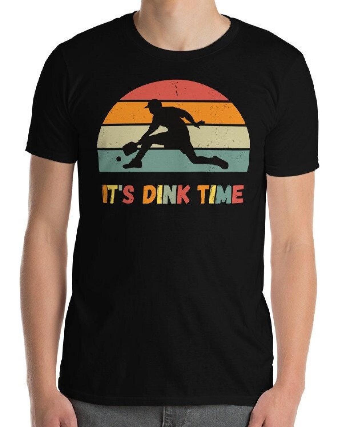 Pickleball Shirt: It's Dink Time, Unisex Cotton Tee