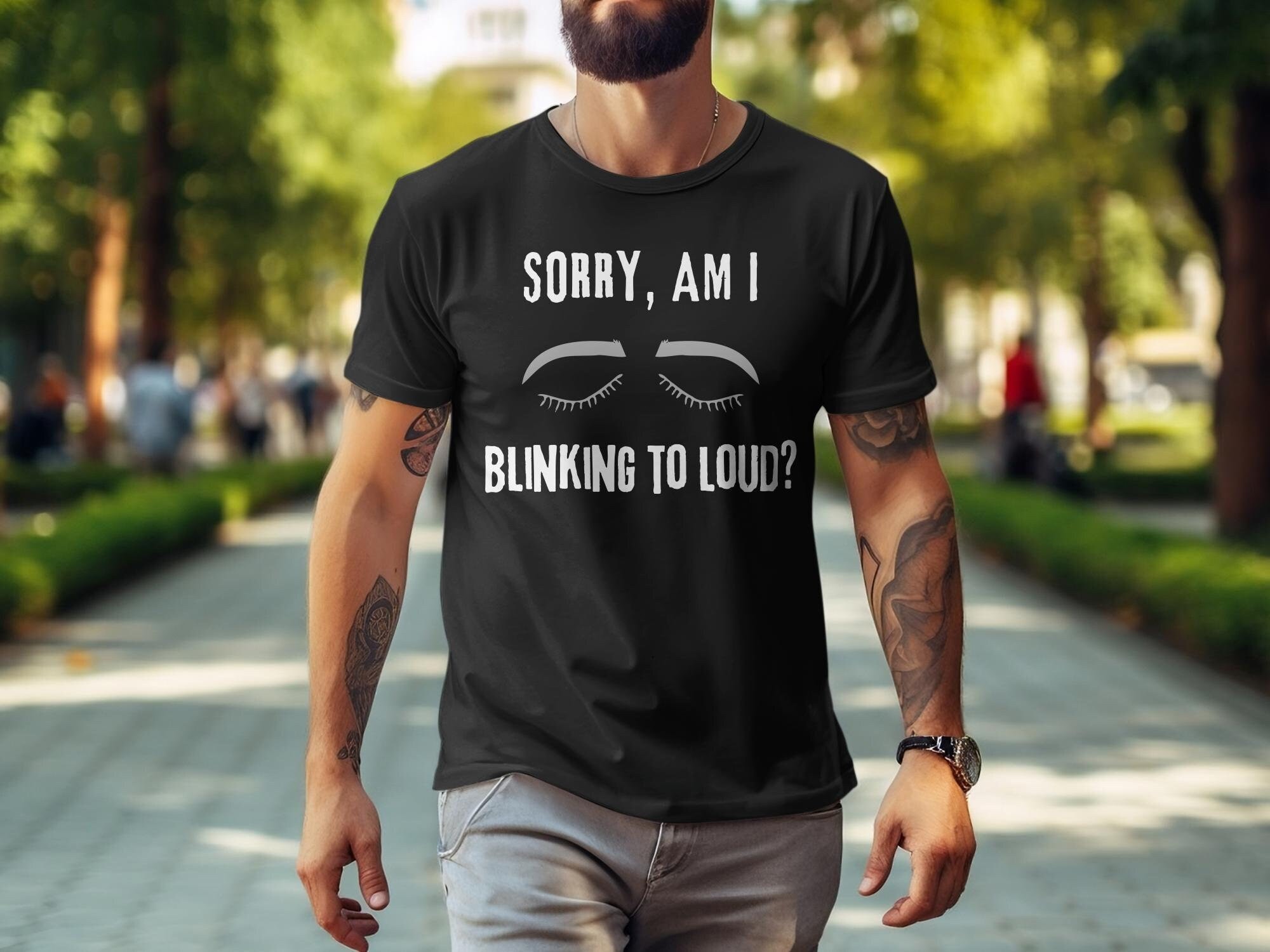 Funny Sarcastic Quote T-Shirt: Eyelash Design Unisex or Women's Tee, Mug, Tote Bag