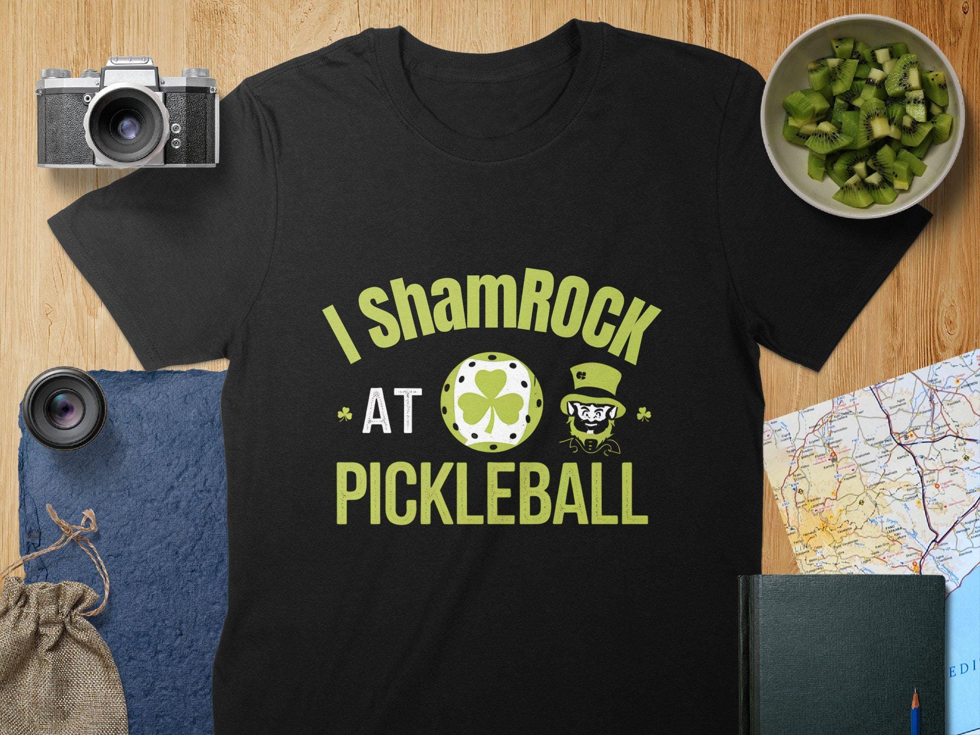Pickleball Shirt - I ShamROCK At Pickleball T-Shirt, Funny St Patrick's Day Tee, Irish Humor, Lucky Pickle Ball Gift