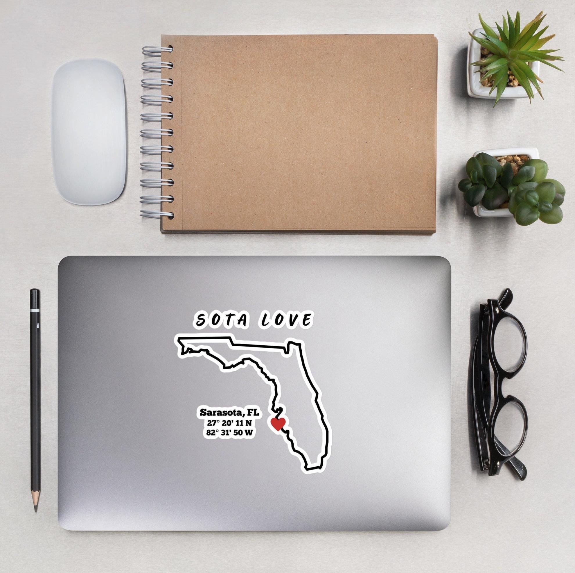 SOTA Love Sarasota Sticker: Florida Souvenir Decal