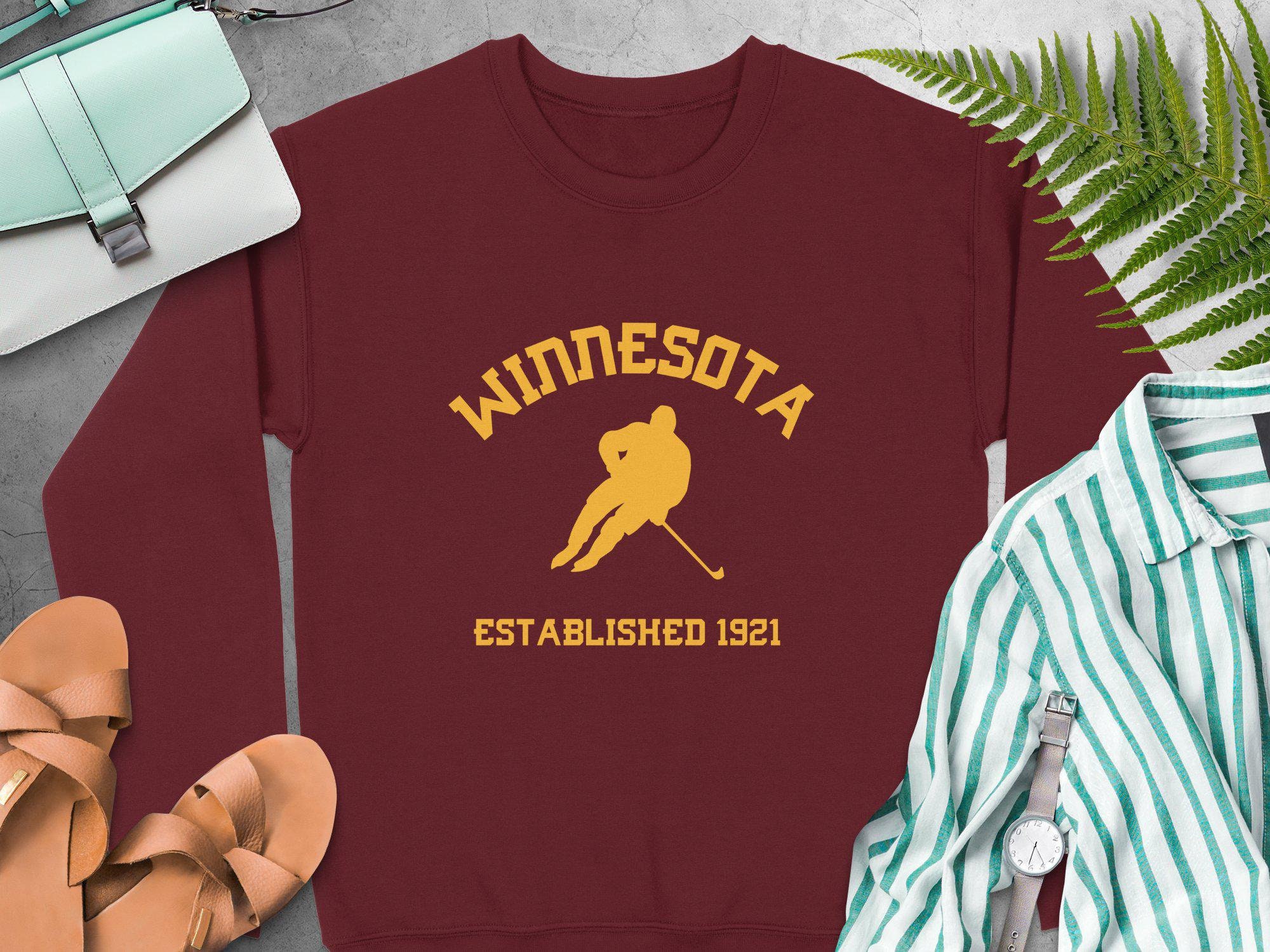 Vintage Winnesota Hockey Sweatshirt: Minnesota Sportswear