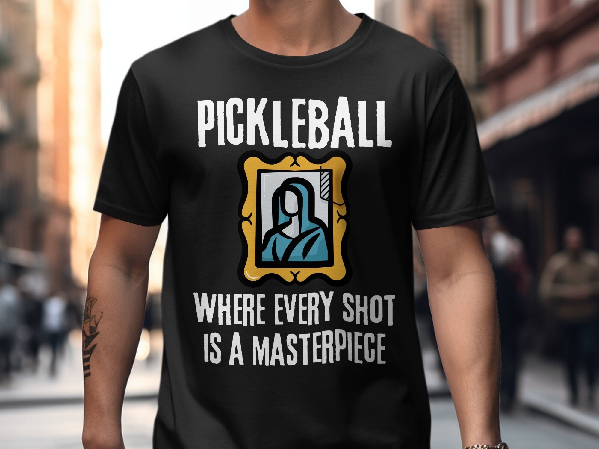 Pickleball Shirt - Masterpiece Graphic Tee, Hoodie, Sweatshirt, Mug, Canvas Tote Bag