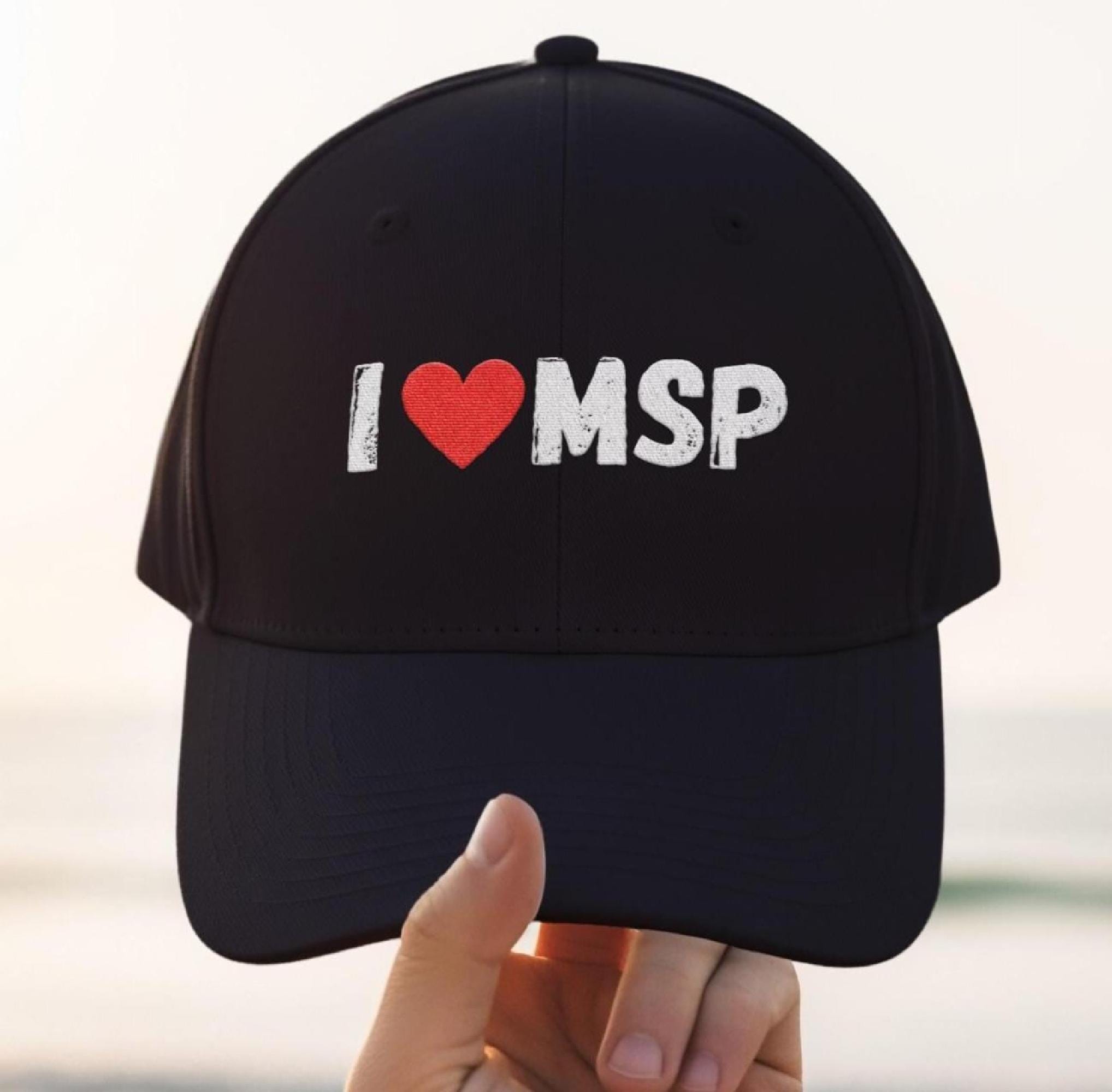 I Love MSP Cap – Minneapolis St. Paul Dad Hat