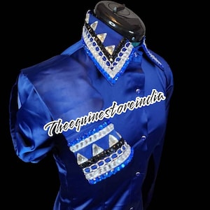 Western Show shirt, Rail shirt , Showmanship Shirt, Show Shirts