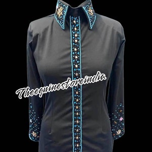 Western Show shirt, Rail shirt , Showmanship Shirt, Show Shirts