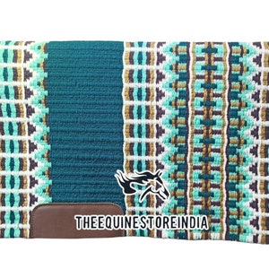 Western Show Saddle Pads - Handmade Show Pads - Wool Pads