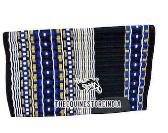 Hand-Loomed Wool Western Show Saddle Pad – 34x42