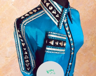 Maglietta Bling Western Show: Maglietta elasticizzata da spettacolo ferroviario