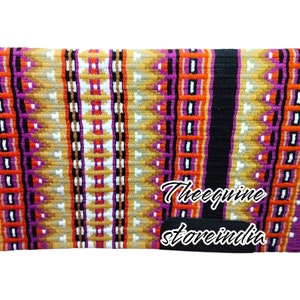 Western Show Saddle Pads - Handmade Show Pads - Wool Pads